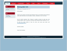 Tablet Screenshot of karateteamboelbaai.nl